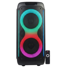 Vovo V-2860 Rechargeable Multimedia Bluetooth Speaker - Double 8 Inch