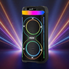 Vovo V-2875 Rechargeable Multimedia Bluetooth Speaker - Double 8 Inch