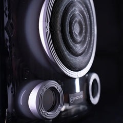 Vovo V-2880 Rechargeable Multimedia Bluetooth Speaker - Double 8 Inch