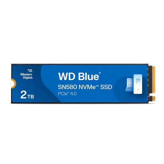 WD Blue SN580 2TB PCIe 4.0 M.2 Internal NVMe SSD