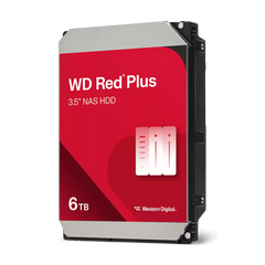WD Red Plus 6TB SATA 3.5" NAS Internal HDD